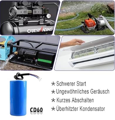 Condensatore Di Funzionamento Compressore Frigorifero Energy Efficient Design 389273137802 - Foto 3