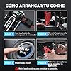 ACEZUK Arrancador de Coches 8000A, Arrancadores de Bateria de Coche Portátil(hasta 8.0L de diésel o 10.0L de Gasolina), 12V Jump Starter, Pinzas Inteligentes con Pantalla, Luz LED, Puerto QC3.0 #5