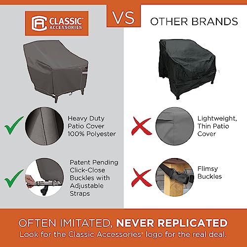 Classic Accessories Ravenna Water-Resistant 86 Inch Patio Chaise Lounge Chair Cover, 2-Pack, Patio Furniture Covers - Image 2
