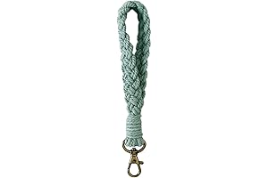 Colorful, Handmade Keychain with Wristband for Convenience