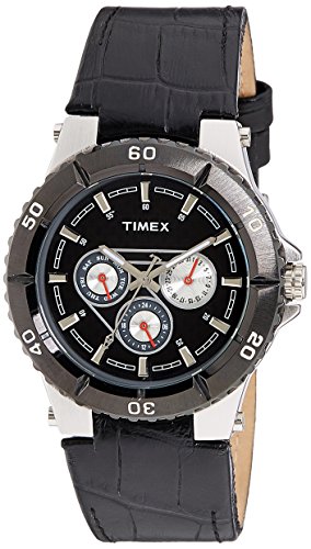 Image of Timex E-Class Analog Black Dial Men's Watch - G400