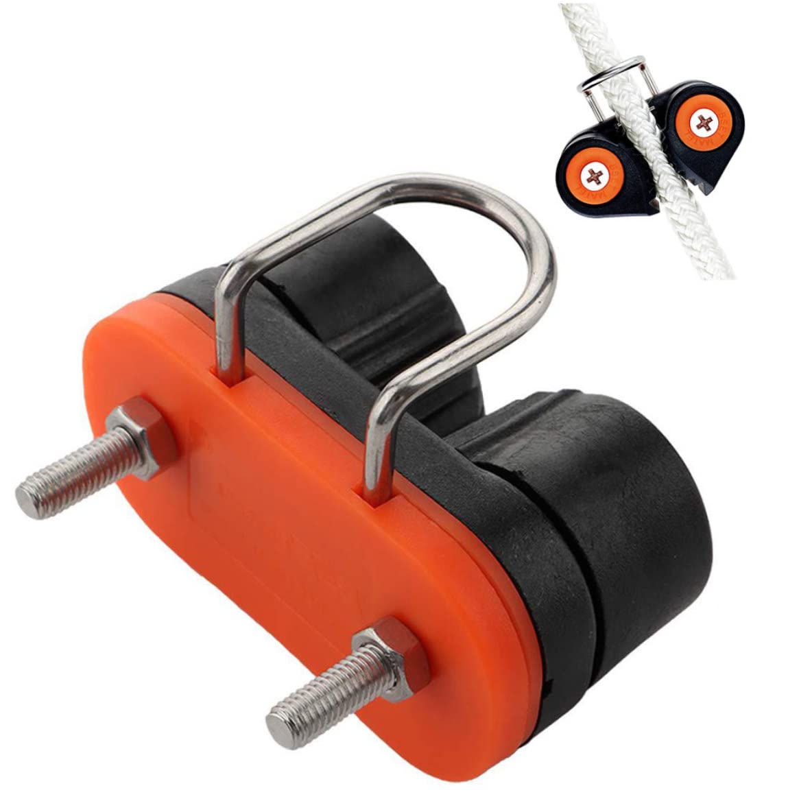 ZHOUBINGBING Cam Cleats Portable Plastic Rope Buckle Holder Cammatic Cleats with Leading Ring Camring