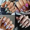 3 Nagelstempelplatten Mit Blumen & Sternen – Edelstahl-Schablonen Für Nail Art & DIY-Designs