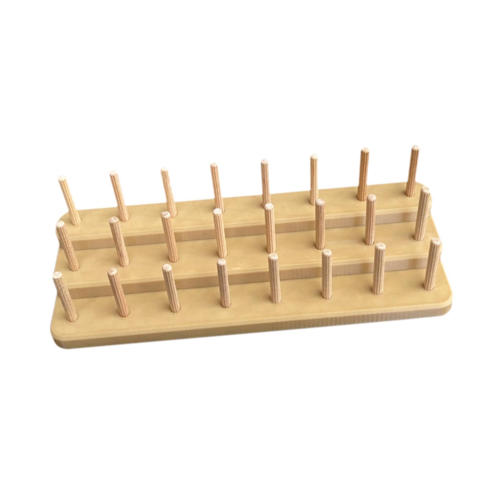 Sharplace Atando El Soporte de Hilo de Mosca Soporte de Stand de Carrete Resistente Capacidad de 24 Carretes Compactos