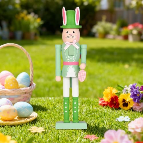 Lapin de Pâques décoratif pour table et escalier de fête - 4