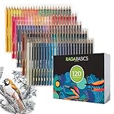 24 pack Crayola lápices de colores duales Up & Downs bajan a su menor precio RagaBasics, 120 Lapices de Colores Profesionales, Juego de Dibujo y Escritura con Colores Brillantes y Estuche de...