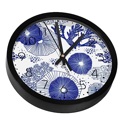Horloge murale silencieuse à piles pour chambre évitant les bruits nocturnes - 2