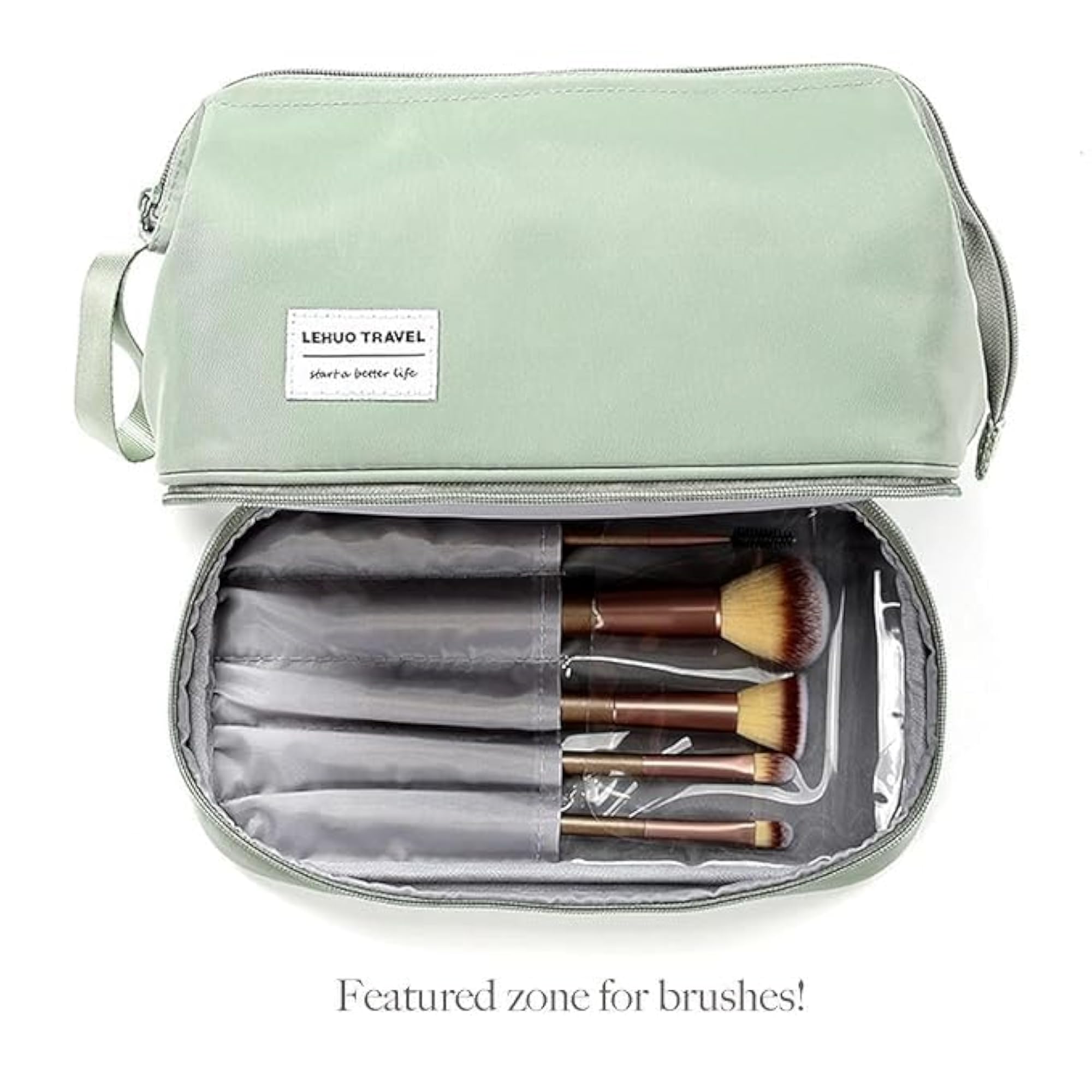 Large Waterproof Toiletry Bag for Travel, Organizer