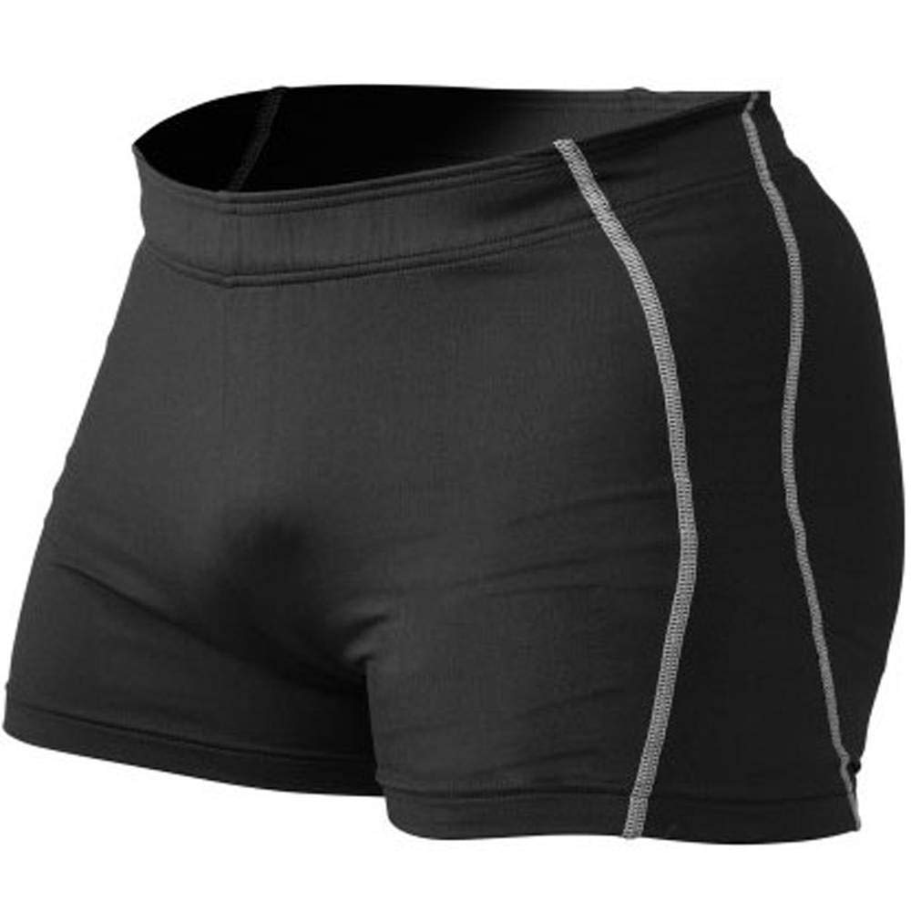 Muscle Alive Uomo Palestra Chiuso 4 Inseam Bodybuilding Pantaloncini Poliestere e Lycra