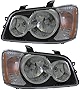 Compatible with Toyota Highlander Headlights Lamps Set 2001 2002 2003 Halogen Driver and Passenger Side