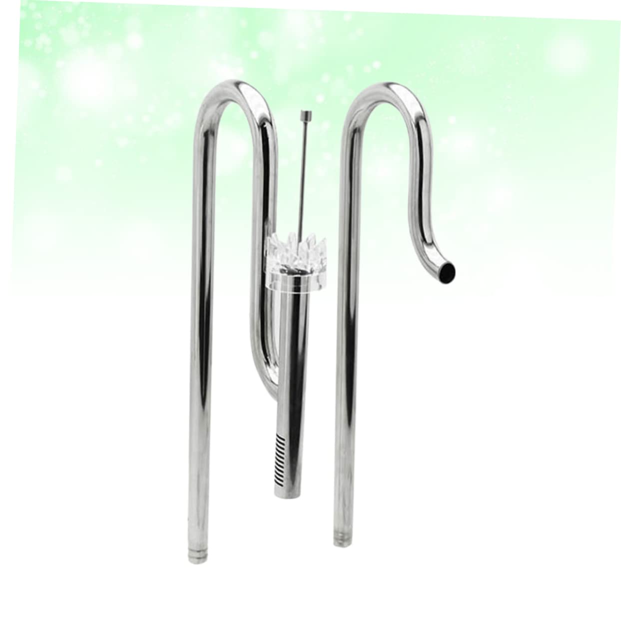 Happyyami Edelstahl Wasserrohr Für Aquarien Verstellbare Einlass Und Auslassleitung Zur Ölentfernung Rostfreies Design Für Einfache Installation Und Wartung Für Fischbecken Und Aquarien