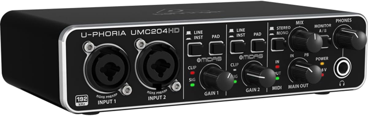 Behringer UMC204HD Audiophile