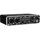 UMC204HD Audiophile 2x4, 24-Bit/192 kHz USB Audio/MIDI Interface with Midas Mic Preamplifiers | For Recording Microphones and Instruments