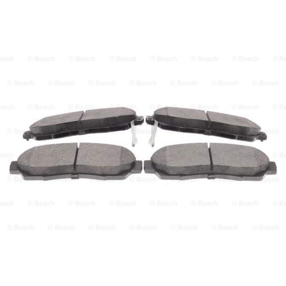 Pastiglie Freno Bosch BP1680 Per Asse Anteriore | Senza Rame, Certificazione ECE-R90 | Riduzione Rumore E Polvere | Set Da 4