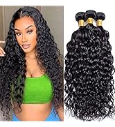 Water Wave Bundles Human Hair Bundles 10A Grade 100% Unprocessed Brazilian Virgin Hair Water Wave...