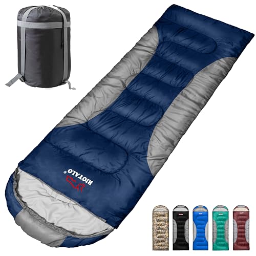 0 Degree Winter Sleeping Bags for Adults Camping -Temp Range (5F – 32F) Portable Waterproof...
