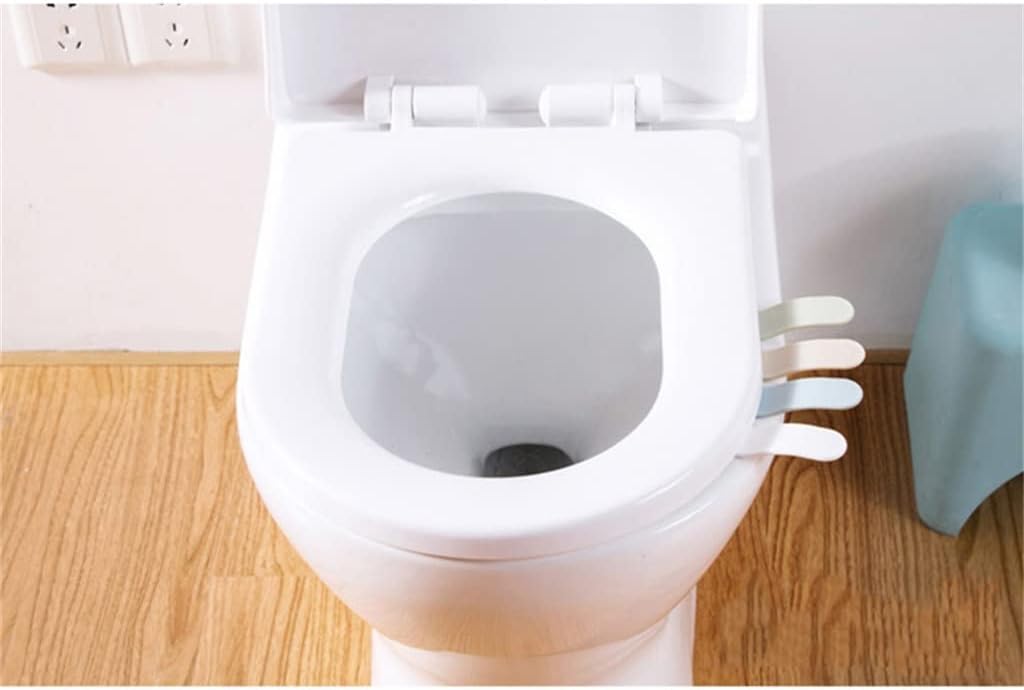 Toilet Lifter Sanitary Closestool Seat Cover Lid Handle Sticker Lifting Device Bathroom Accessories(C)