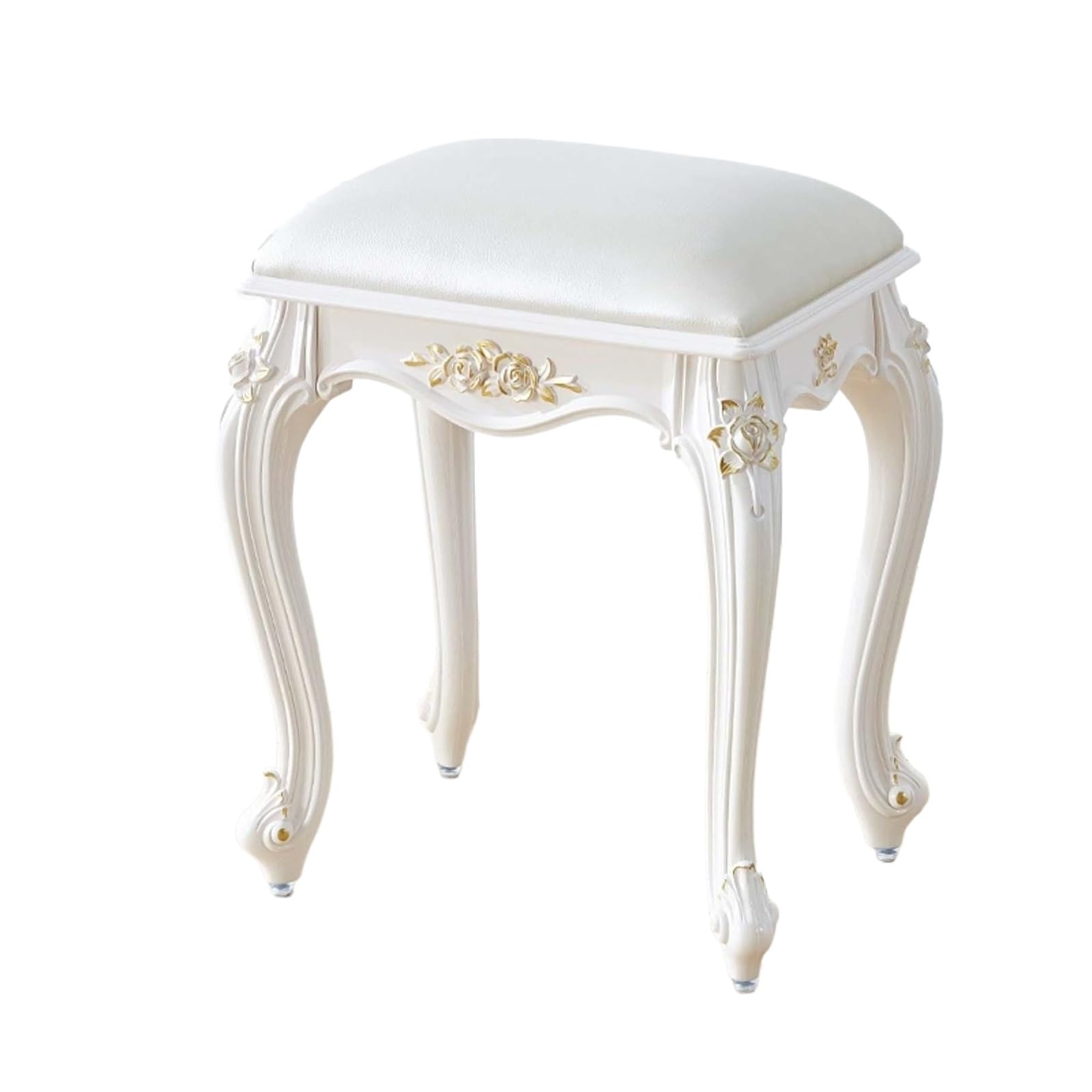 Tabouret de maquillage velours idéal pour coiffeuse de chambre