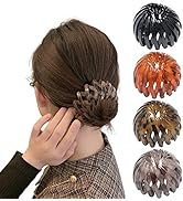 VEGCOO 4 Vintage Vogelnest Haarklammern Vogelnest Haarband Vogelnest Haarspange Haar Klammern Erw...