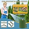 FLOERXIS Non-Expandable Garden Hose 50 FT, Lightweight Hose with 10 Function Spray Nozzle, Kink-Free Flexible Water Hose, Durable, Leak-Proof, 360° Swivel Connectors, Portable Storage Strap #1