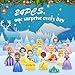 Princess Advent Calendar 2025 Girls, Princess Deformation Toys 24 Days Christmas Countdown Calendar Creative Xmas Gifts for Kids Teens