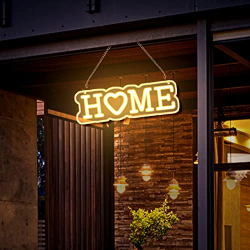 Neon Signs Kindpma Home Led Neon Lights For Wall Decor,Dimmable Neon Lights Signs With 10 Brightness Levels , Light Up Home Sign For Bedroom Girls Room Christmas Man Cave Lights Rv Camper Decor #TOP4