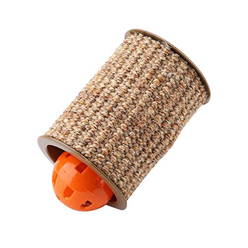 Fishlor Pino para gatos Getoy 20,3 cm x 10,3 cm, rolo para arranhar gatos, para casa em ambientes in