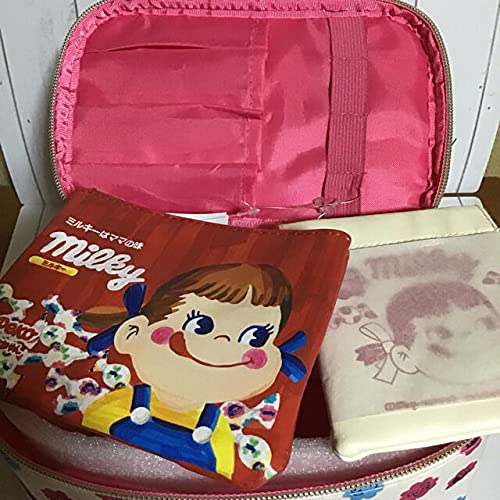 不二家 当選品 ペコちゃん トラベル ミニバッグ ミニポーチ月 懸賞品