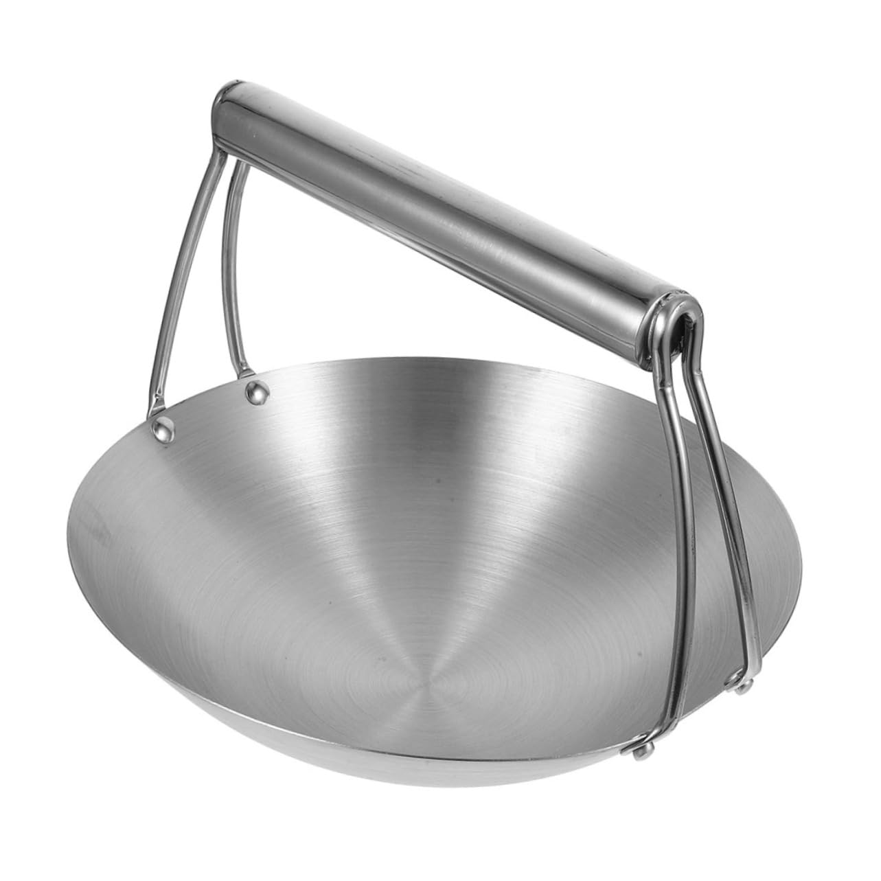 Cabilock Pentola Friggitrice Giapponese Wok Inossidabile in Acciaio Inox con Manico Ergonomico, Facile da Pulire, per Cucina e Campeggio