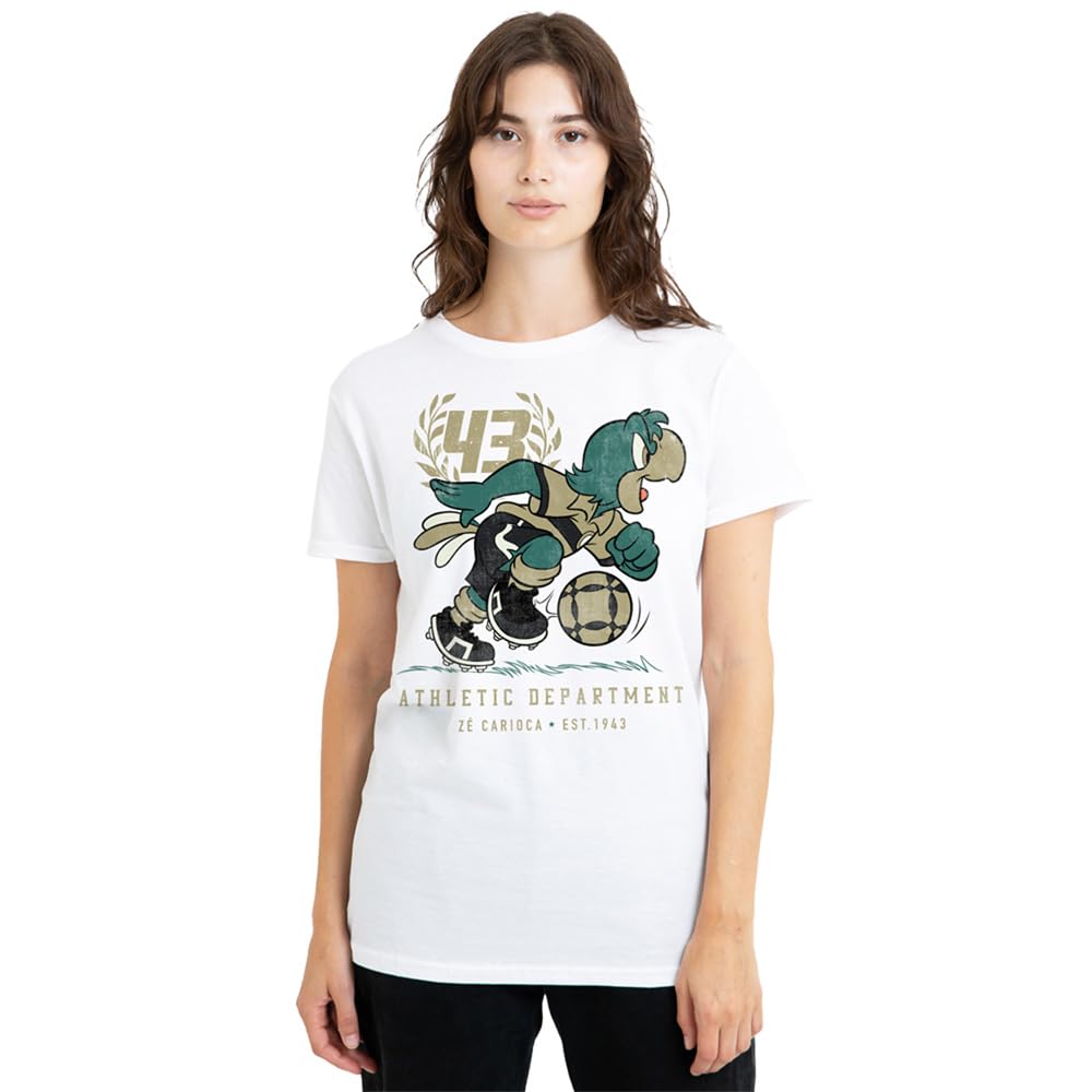 Disney Ze 43 Football Ladies T Shirt, White, XX-Large