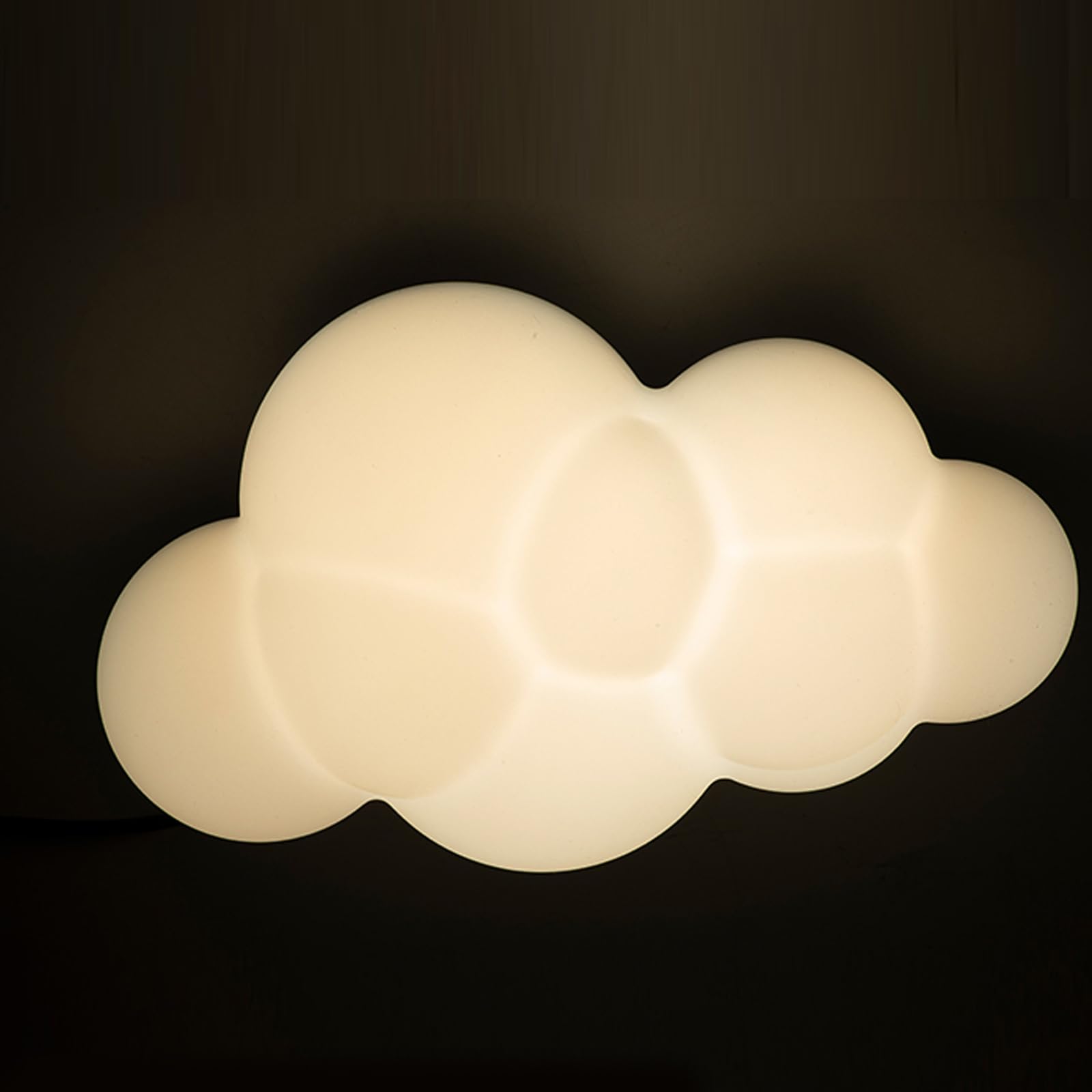 Alpinaluz Aplique Murale LED Enfant Nuage 3D 7W en Policarbonate Blanc avec Lumière Tricolore CCT 3000K/4000K/6000K, Design Moderne et Sécurisé pour Chambres d'Enfants et Espaces Ludiques