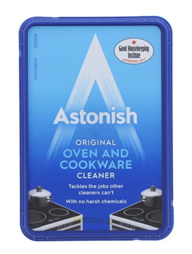 Nettoyant four Astonish 150g pour enlever la graisse brûlée des casseroles en inox