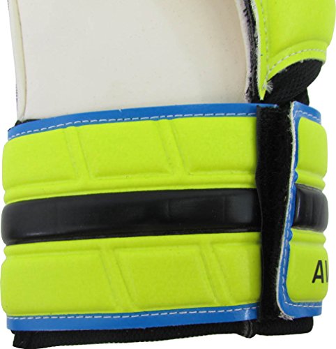 Vizari Avio F.p. Soccer Goalkeeper Glove | For Kids And Adults (Blue/Green, Size 7) #TOP5