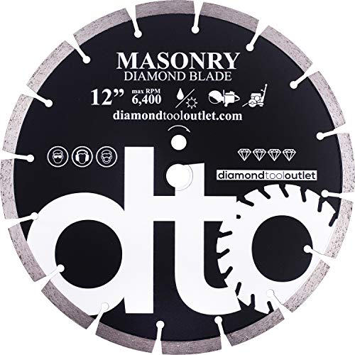 dto SGP12P 12-Inch Premium Diamond Segmented Saw Blade for General Purpose, Masonry, Concrete