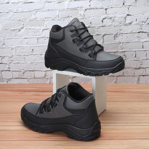 Image of VR-SNOW-3 High Top Waterproof Hiking Trekking Mountaineering Outdoor Boots Climbing Shoe |Lightweight Non-Slip High-Traction Grip