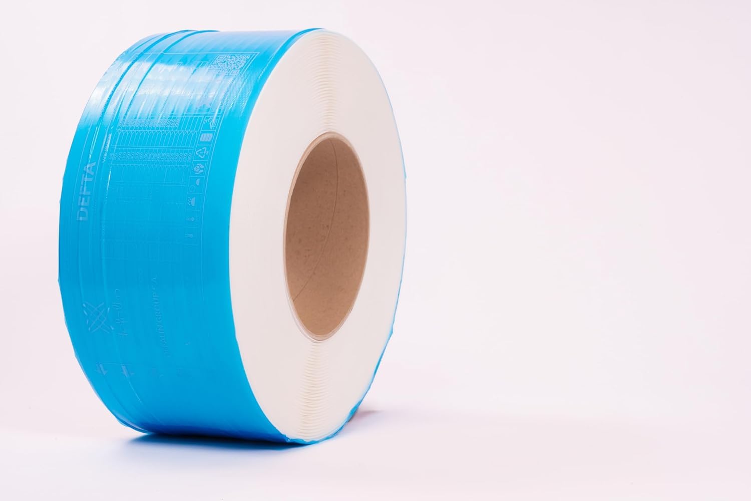 Nastro Reggetta in Polipropilene PP – 1 Rotolo 2800m Bianco, 12mm Larghezza, 0,6mm Spessore, Resistenza 158kg – Ideale per Macchine Reggiatrici Automatiche e Manuali