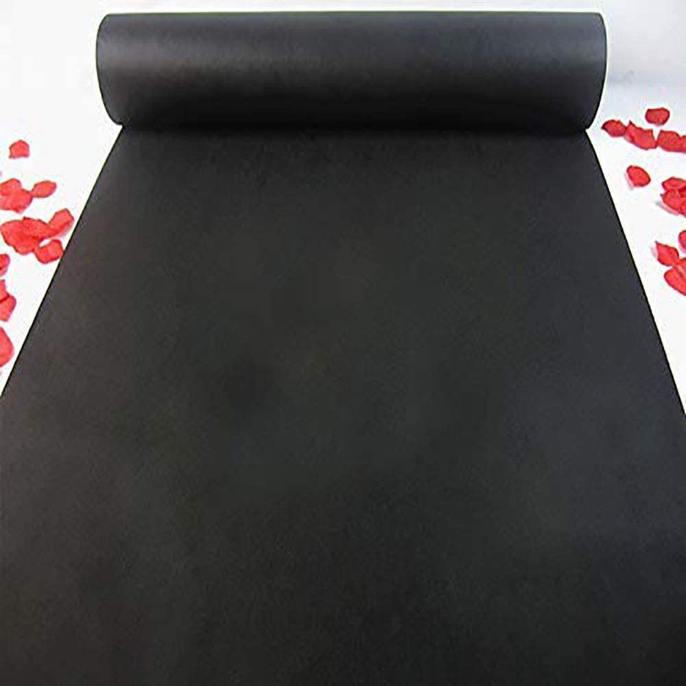 SHANNO COLLECTION Carpet For Wedding, Stage, Exhibition, Party, Office, Hotels Decoration, Living Room And Wall To Wall Rectangular Carpet Size(3 X 5 Feet Color Black)