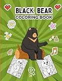 Black bear Coloring Book: Fun And Easy Coloring Pages ,and a Variety of Other Charming Animals for Boys or Girls , Bear And Many More For Boys Girls Kids Ages 4-8