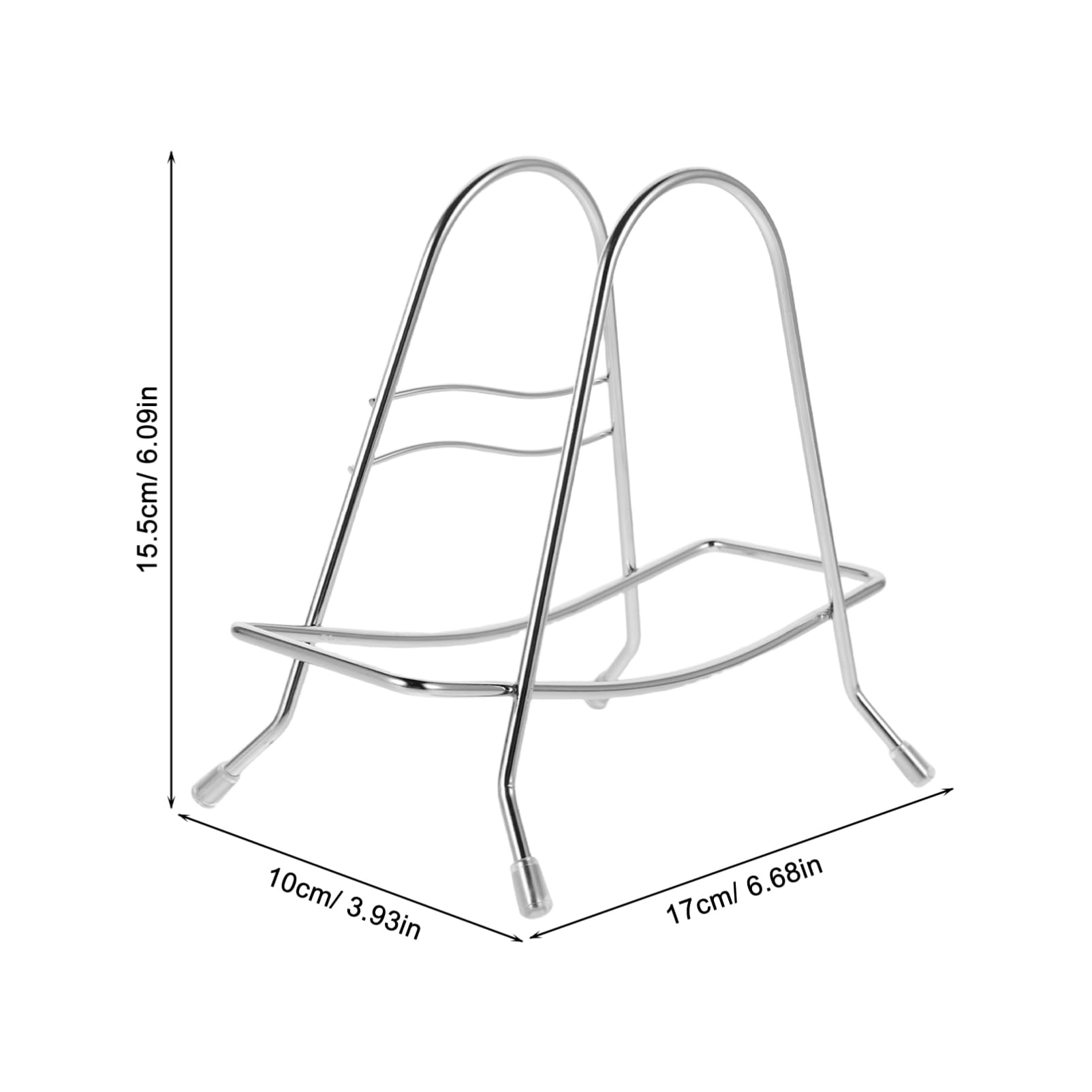 FUNOMOCYA Stainless Steel Cutting Board Organizer Heavy Duty Rack for Pot Lids Chopping Boards User Friendly Kitchen Stand for Versatile Culinary Use Easy Installation