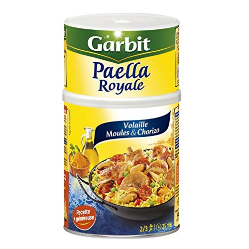 Paëlla Royale - Aves de corral, mariscos, 940 g, garbit, (3 unidades)