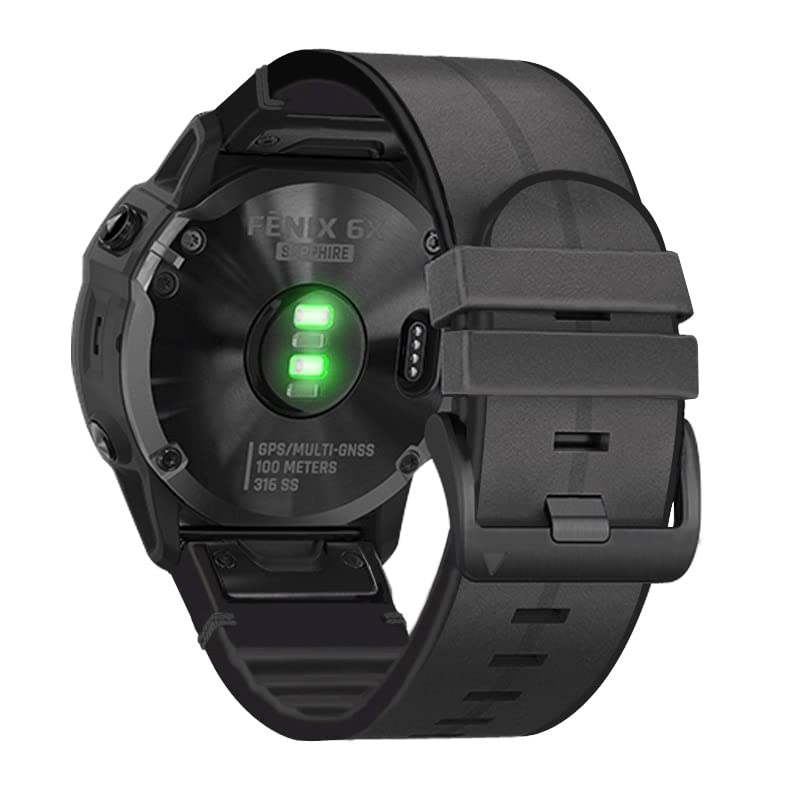 Bracelet interchangeable Garmin Forerunner 935 silicone 22mm stable - 3