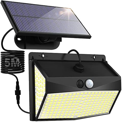 nipify Luz Solar Exterior 318LED con Sensor de Movimiento Cover