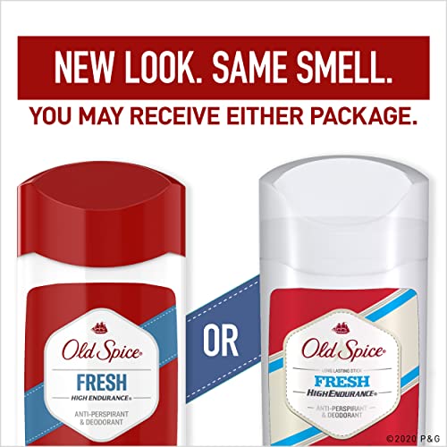 Image of Old Spice Antiperspirant & Deodorant for Men, High Endurance, Long Lasting Fresh, 3 Oz, (Packaging May Vary)