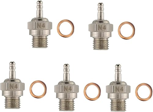 N3N4 Potente bujía caliente para traxxas Truck RC Nitro Engines Car Truck (5 piezas N4 Sparks)
