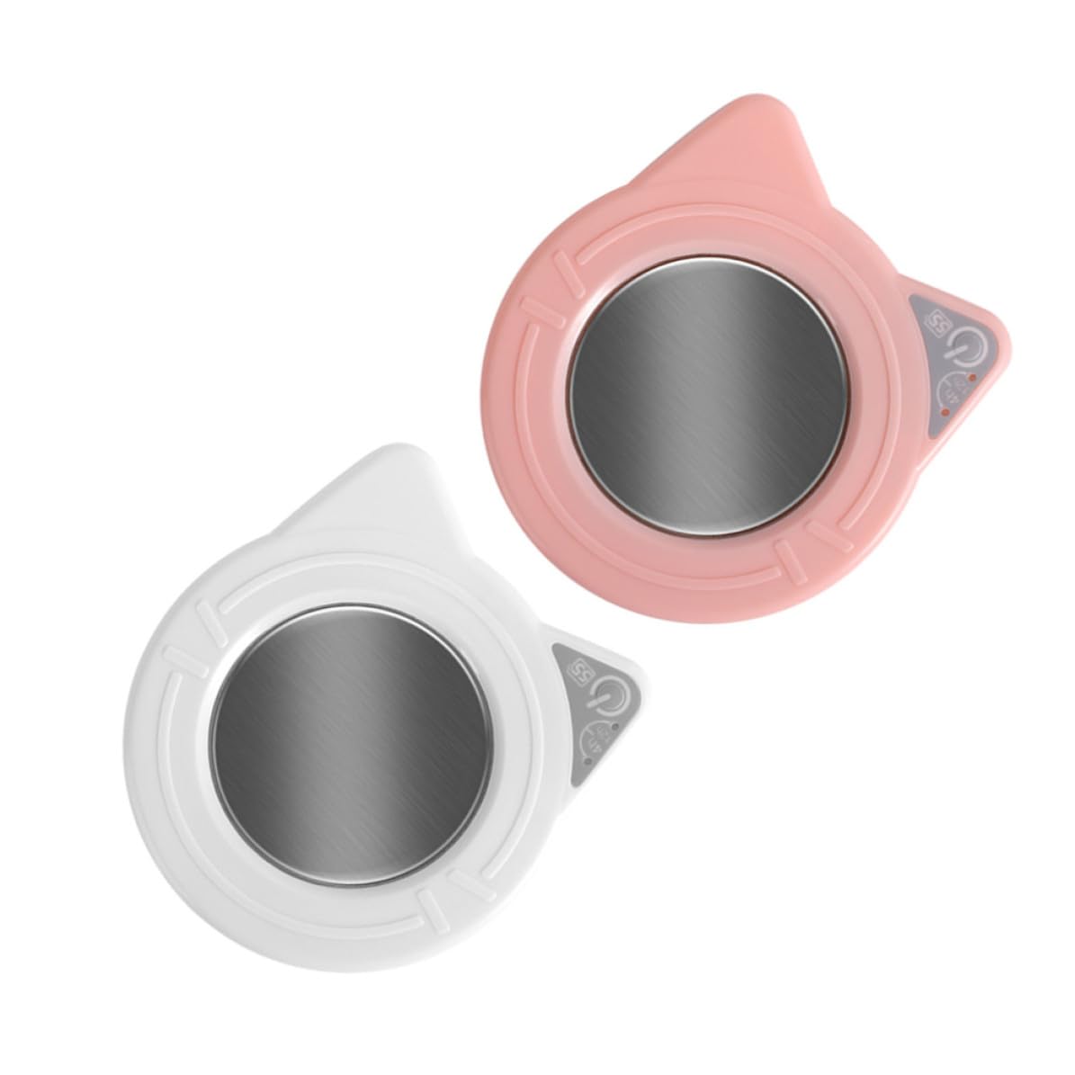 Calentador de tazas café USB anti-bebidas frías en pack de 2 unidades de acero inoxidable