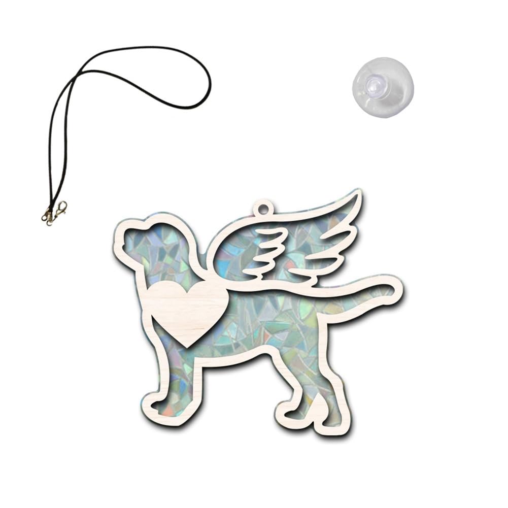 Osmond Sun Catcher Rainbow Maker Rainbow Maker Dog Memorial Sun Catcher Portable Dog Memorial Ornament Easy Install F