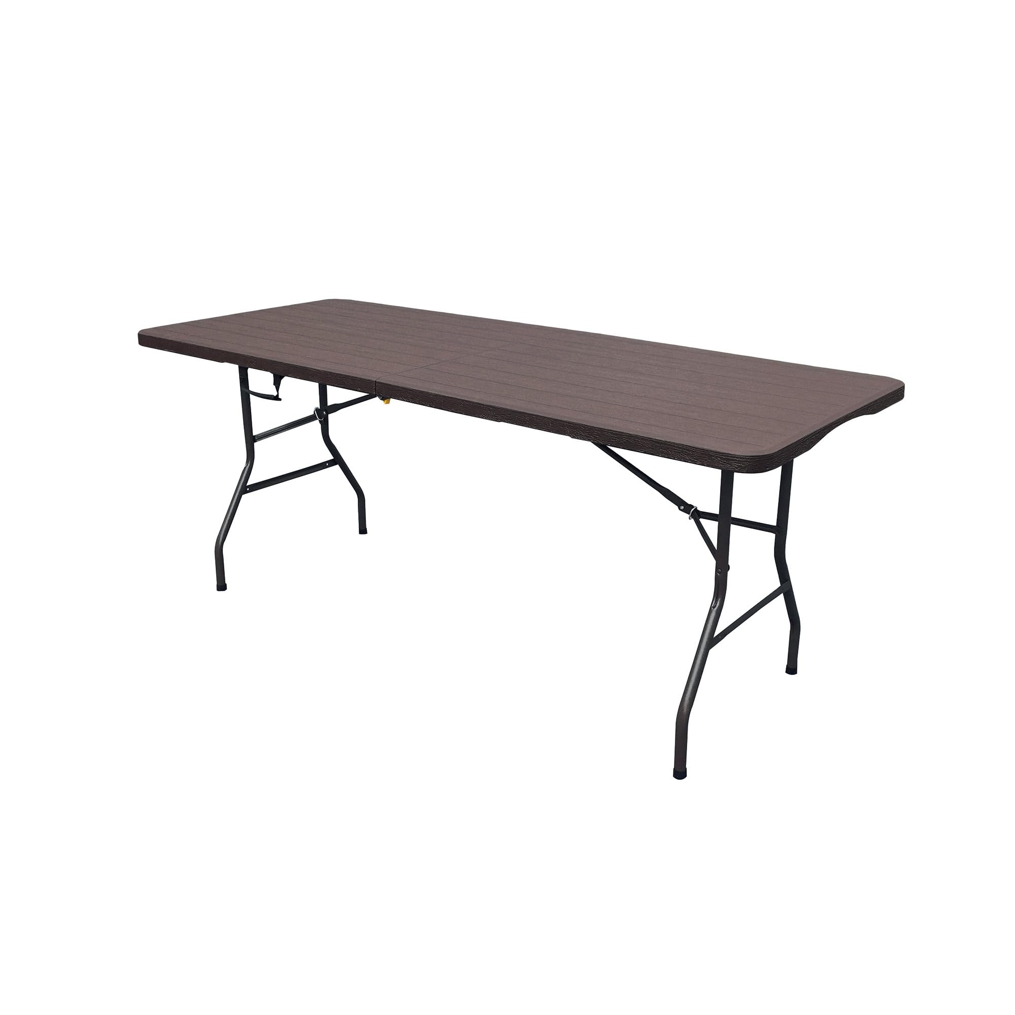 Table pliante aspect bois WERKA PRO pour résoudre le manque de place lors des repas