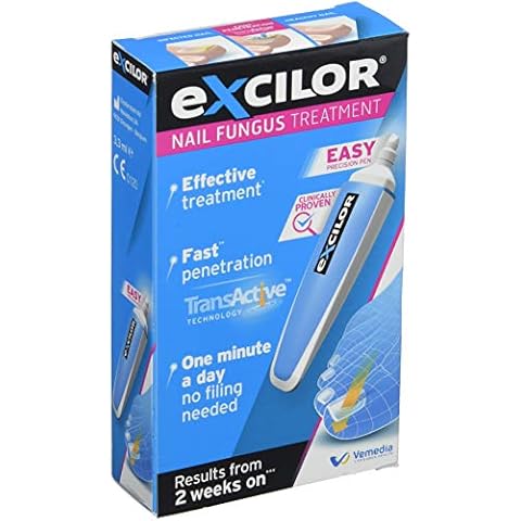 Excilor Nail Fungus Treatment Pen 3.3ml, Anti-Fungal Nail Treatment & Repair for Fingernails and Toenails, Restores Beautiful & Healthy Nails Cover