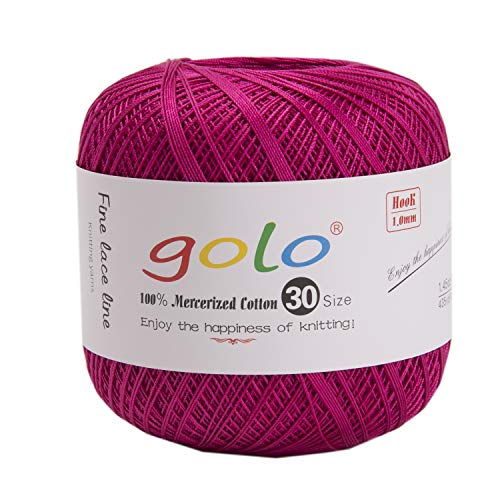Image of golo Crochet Yarns for Hand Knitting Tatting Yarn 045