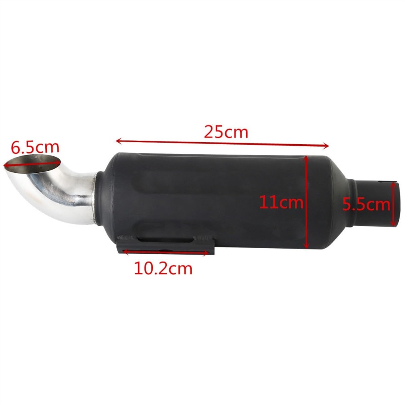 Moto Per Harley XG500 XG750 Street 500 700 2015 2016 2017 2018 2019 Silenziatore Di Scarico Tubo Nero Opaco